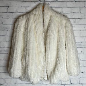 Vintage 80's Donnybrook Faux Fur Coat Jacket